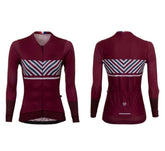 Jersey Ciclismo M/L Mujer GW Liberte Elegance Vino